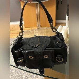 Mulberry Leather Handbag-black